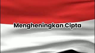 ' KARAOKE ' Mengheningkan Cipta. Lagu Nasional Indonesia.