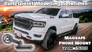 Bulletpoint Mounting Solutions Phone Mount Unboxing  Install  Review (RAM 1500)