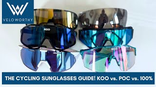 THE ULTIMATE CYCLING SUNGLASSES GUIDE! KOO VS. POC VS. 100% VS. OAKLEY