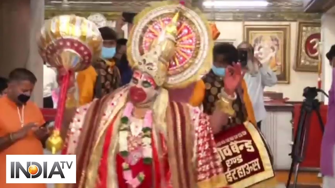 Watch: `Hanuman` dances to the tune of Dhol at Hanuman Temple near Connaught Place