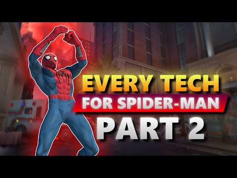 Every Overhead Slam Tech For Spider-Man