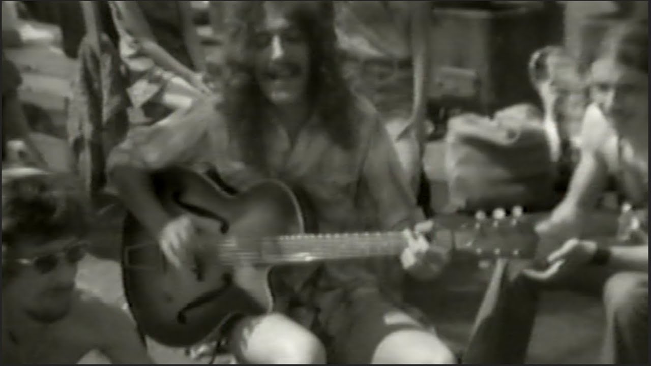 Bluegrass Folk Jam Session Skarpnäck alternative camp 1972 UN