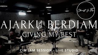 Vignette de la vidéo "GMB - Ajarku Berdiam (CIM Jam session live studio)"