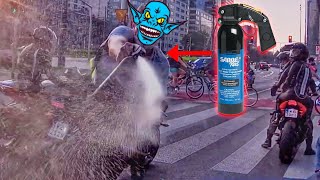 'PEPPER SPRAY RAGE!!!'  STUPID, CRAZY & ANGRY PEOPLE VS BIKERS 2021  BIKERS IN TROUBLE! [Ep.#1024]