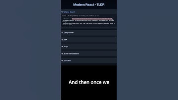 A Few Key Things About React #reactjs #javascript