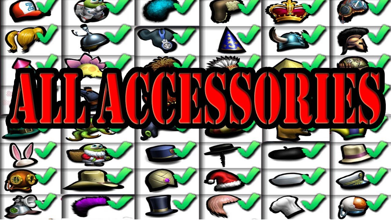 All accessories  Zombie Tsunami: All Hats And Suits (All Unlocked