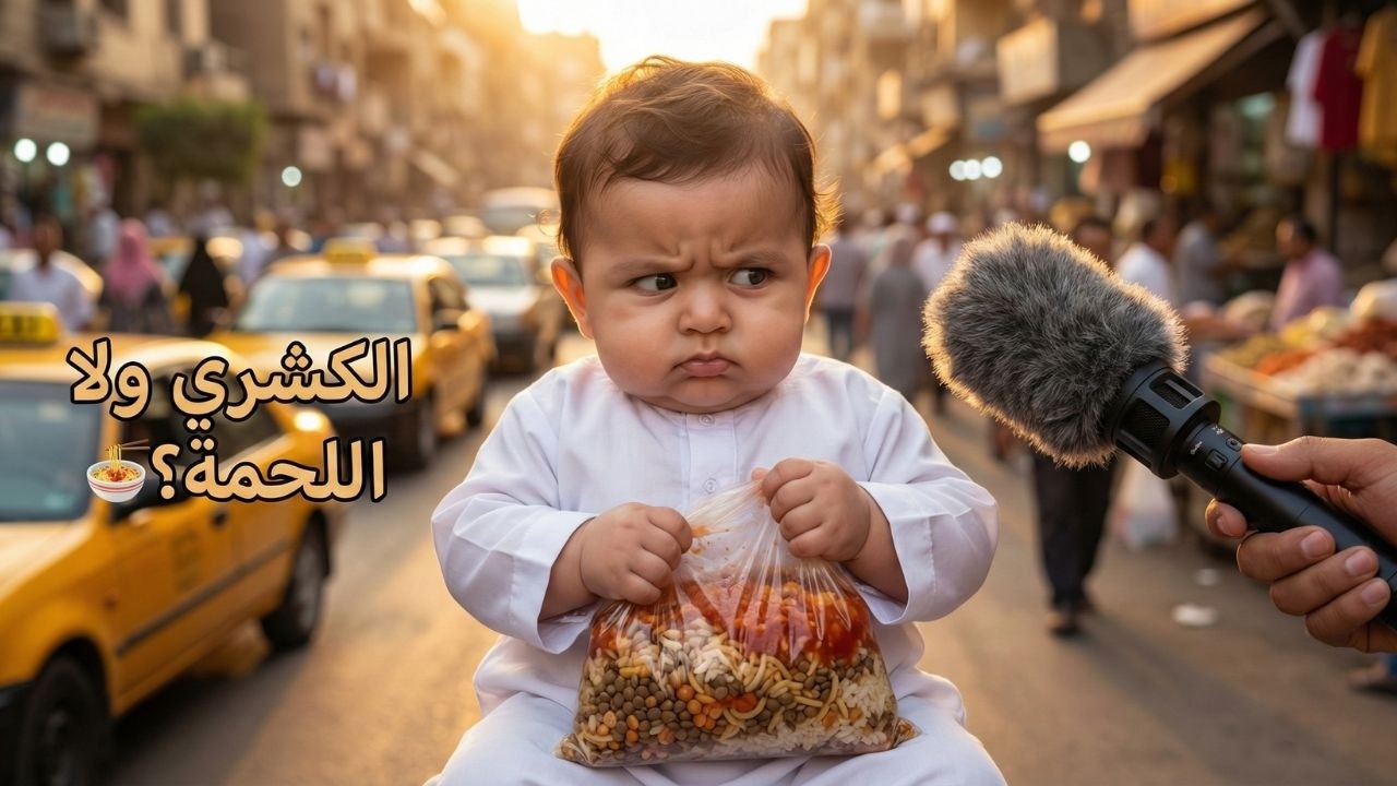 15 فيديو للبيبي المصري بجلابية 🍼 - ضحك هستيري على الزحمة والكشري والأفراح!