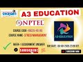 NPTEL Stress Management Week 1 Assignment Answers | July–Dec 2025 | NOC25‑HS140 | IIT Kharagpur