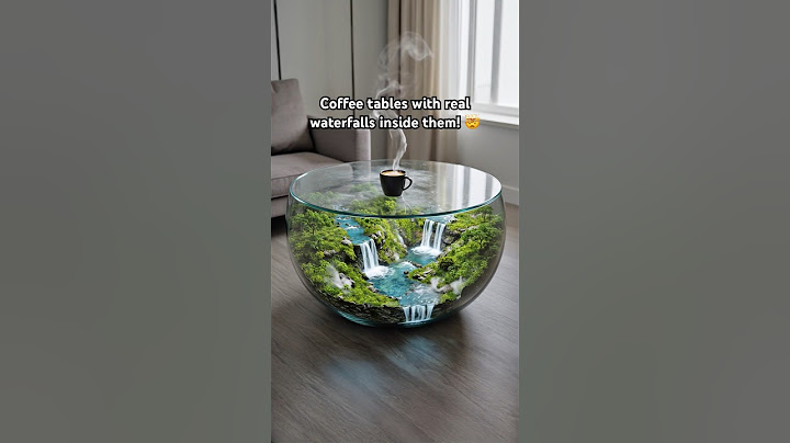 These waterfall coffee tables look absolutely awesome! 👏 #furnituredesign #interiordesign