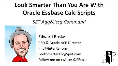 Essbase SET AggMissg Command