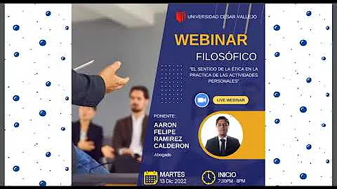 PONENTE AARN RAMIREZ CALDERN - WEBINAR FILOSOFICO