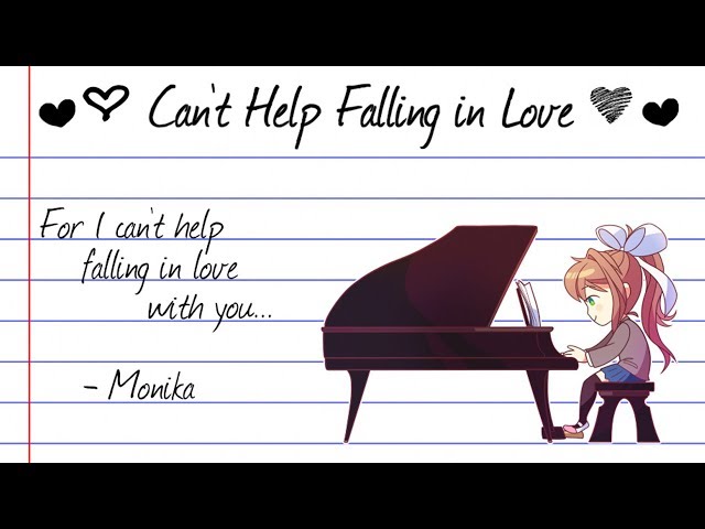【Doki Doki Literature Club】Can’t Help Falling in Love (Monika Cover) class=