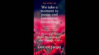Anzac Day 2026