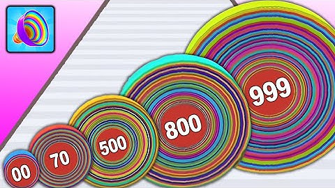 Level Up Circles - ASMR Gameplay iOS,Android Walkthrough  Game Mobile (Level Up Big Head Man Run 01)