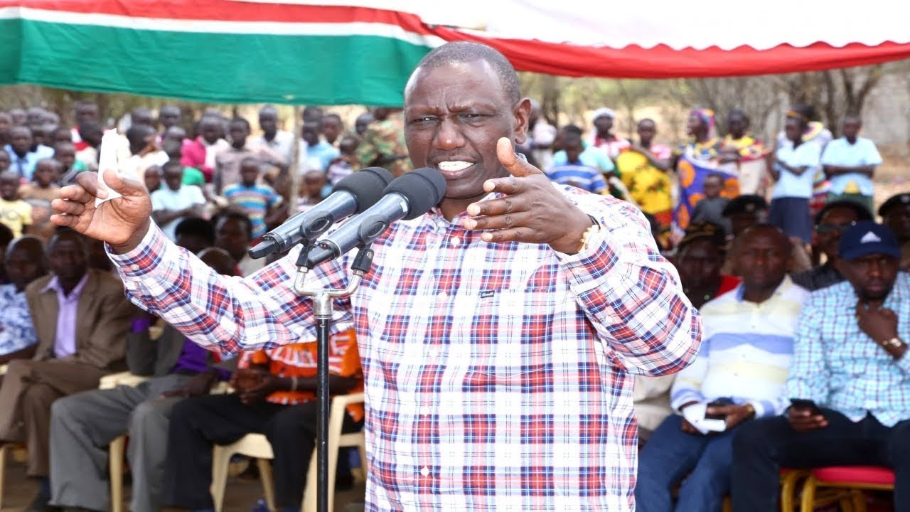 DP WILLIAM RUTO TERMS AS FAKE NEWS REPORT ON DEATH DUE TO DROUGHT!!! newspaper mockup