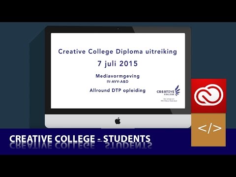 Creative College ROCMN juli 2015 diploma uitreiking