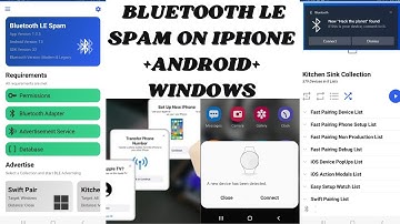 Spoof Android +Windows+iPhone with Bluetooth LE Spam using android | flipper zero alternative