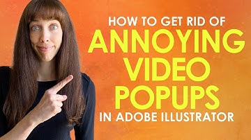 How to Get Rid of Huge Animations Covering your Screen in Adobe Illustrator - Hide Rich Tool Tips
