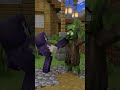 村人ゾンビ忍者? / Villager Zombie Ninja #minecraft #animation #minecraftanimation #shorts