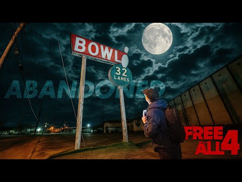 Exploring the Abandoned Southgate Bowling Center in Shreveport, LA at Night!