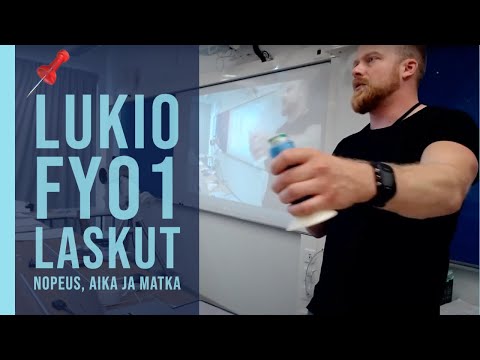 🔴 TÄRKEÄ FY01 KOE: FYSIIKKA 1 Laskut, välivaiheet ja kertaus. Ks. DESCRIPTION #jukkaopettaafysiikkaa