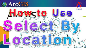 How to select the Point feature by using the Line feature in ArcGIS|Select by Location|By JastGIS