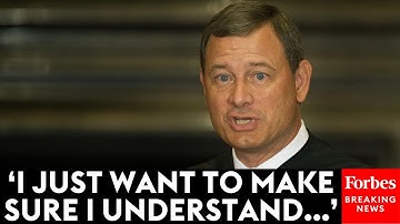 Chief Justice Roberts Grills Attorney On Congress
