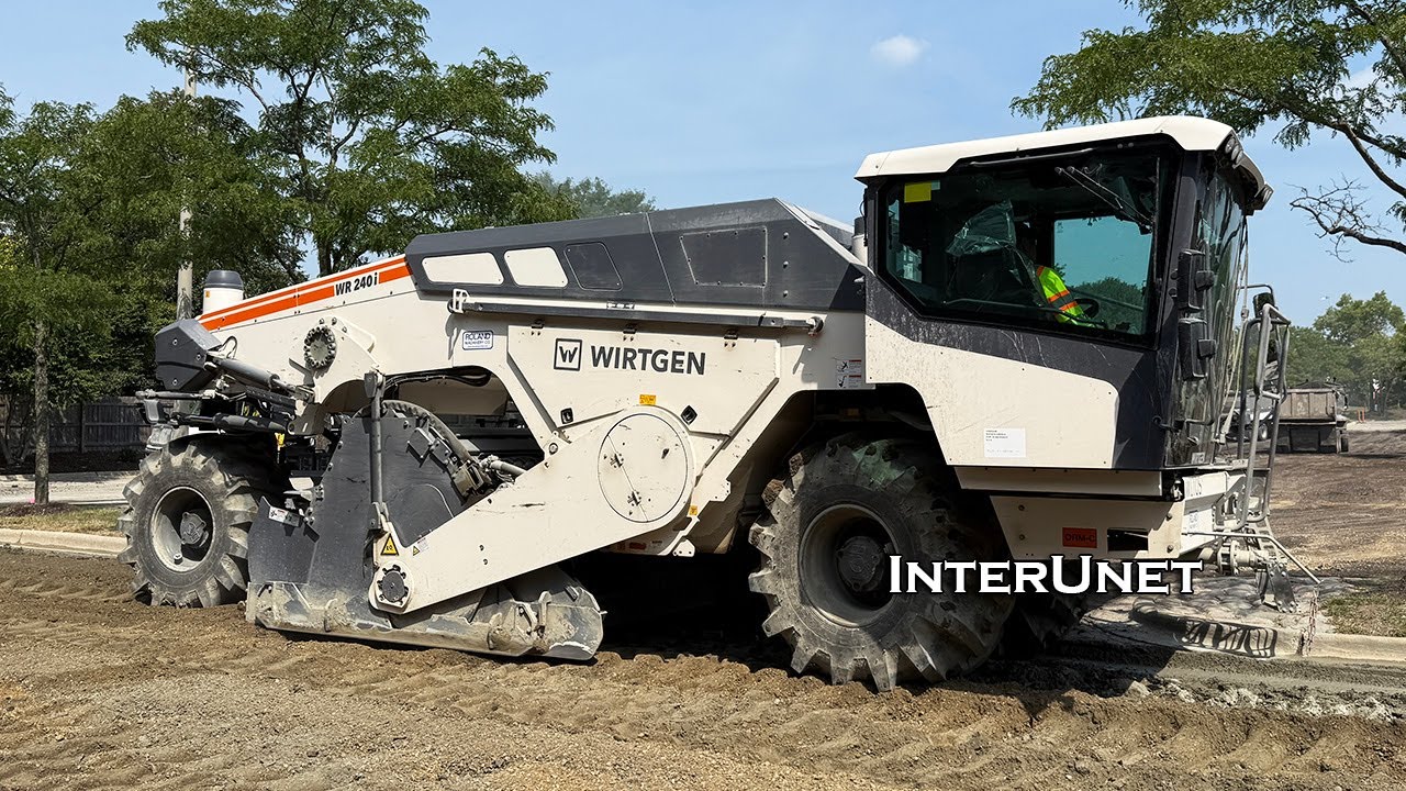 Wirtgen WR 240i Cold Recycler and Stabilizer at Work Site