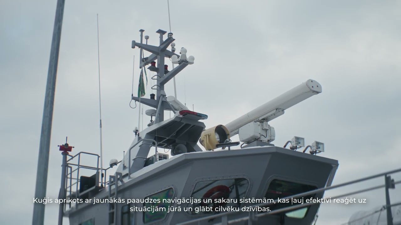 "Patruļkuģa iegāde Valsts robežsardzes vajadzībām" projekta noslēguma video
