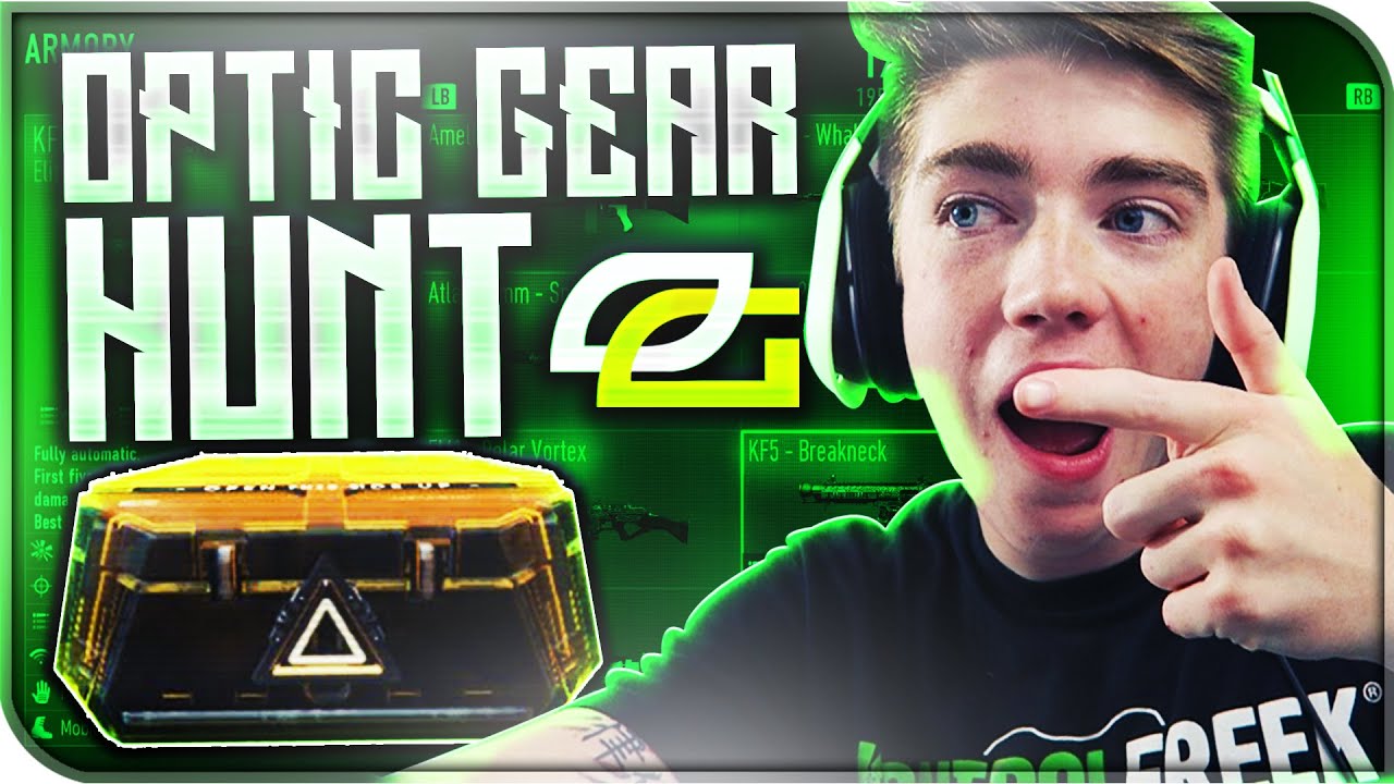 ELITE OPTIC GEAR HUNT! NEW "OPTIC" GEAR! Advanced Warfare Best Supply Drop Opening (COD AW)