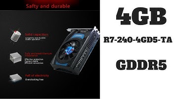 Review 🎮 Video Graphics Card || R7 240 GPU 4GB GDDR5 128bit Gaming Graphics Card !!!