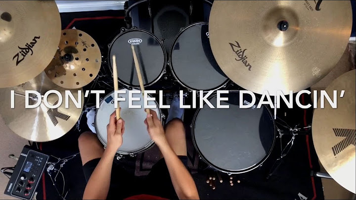 I Don't Feel Like Dancin' Drums version - Drums performance video thumbnail