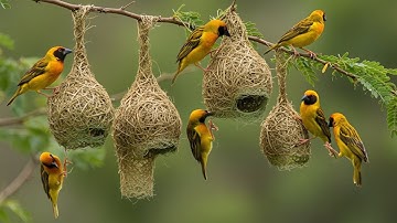 🐦 Sparrow Bird Building Nest | Amazing Nest Making by House Sparrow