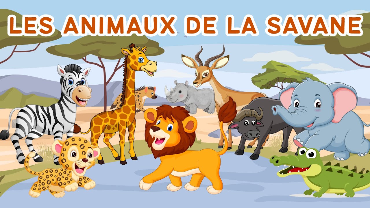 Animaux pour enfants | Sons d'animaux de la savane
