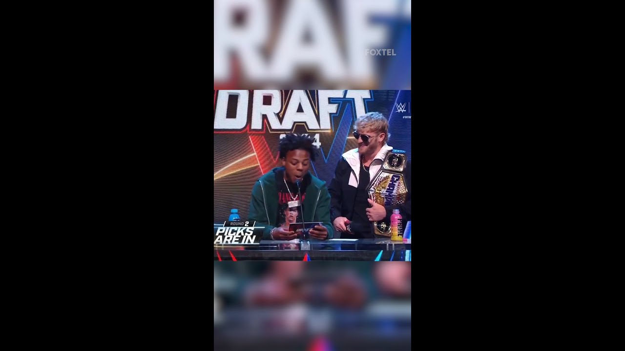 IShowSpeed showed up on RAW tonight for the 2024 WWE Draft!
