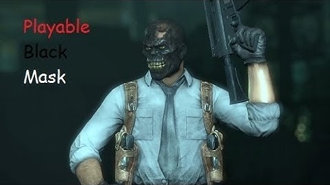 Batman Arkham City Playable Blackmask Mesh Mod
