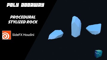 Procedural Stylized Rock - Sidefx Houdini
