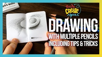 HOW TO DRAW an AVOCADO with PENCILS in your SKETCHBOOK for BEGINNERS | Smile Create Repeat