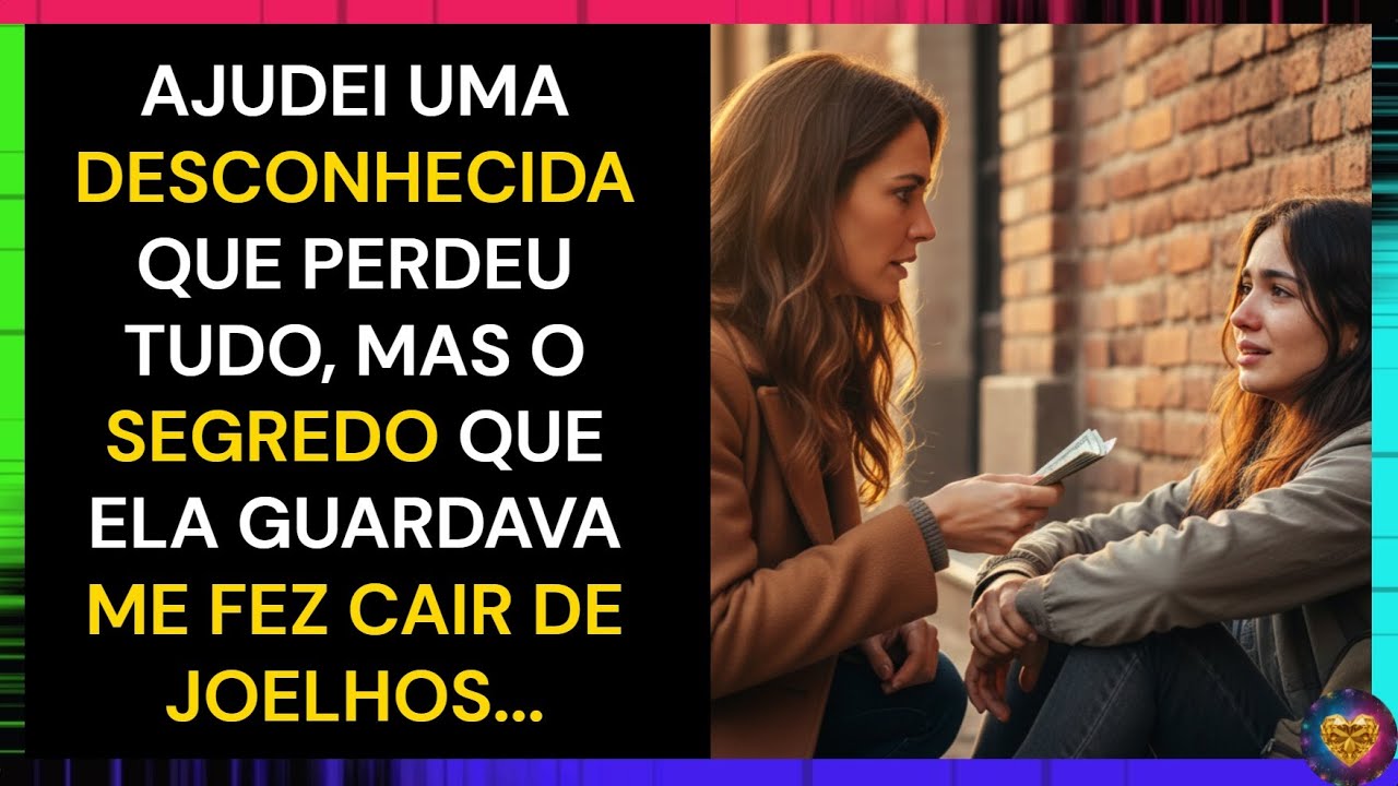 AJUDEI UMA DESCONHECIDA QUE PERDEU TUDO, MAS O SEGREDO QUE ELA GUARDAVA ME FEZ CAIR DE JOELHOS...