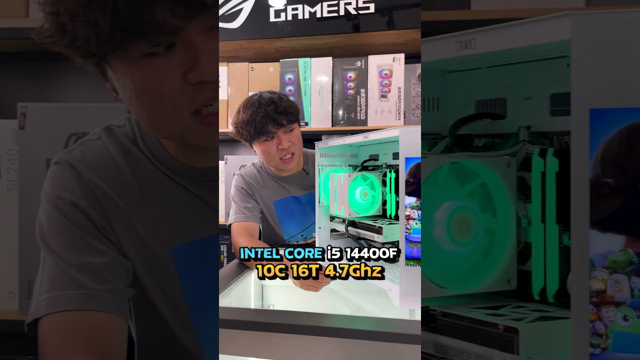 💚✨42k แต่จ่ายไม่ถึง เพราะมีเครื่องเทิร์น!! 🤫 i5 14400F x RTX 5060 8GB OC ราคา 42,370 บาท