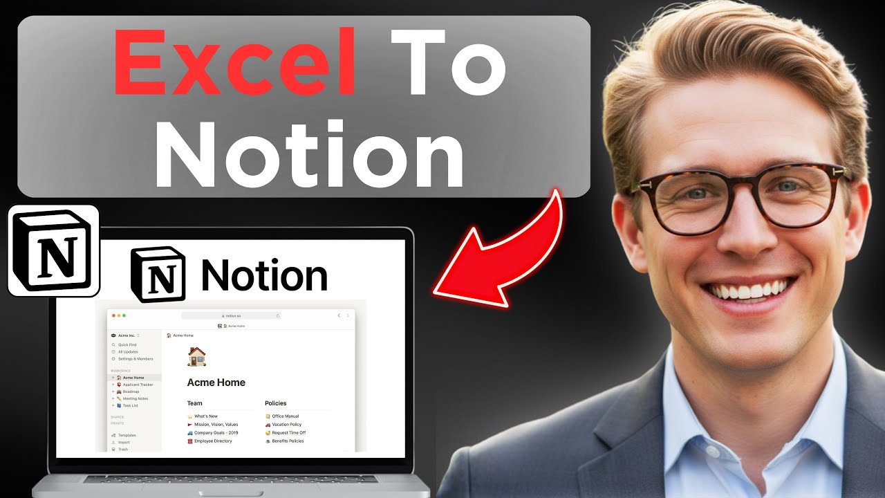 Как импортировать файл Microsoft Excel в Notion (проверено)