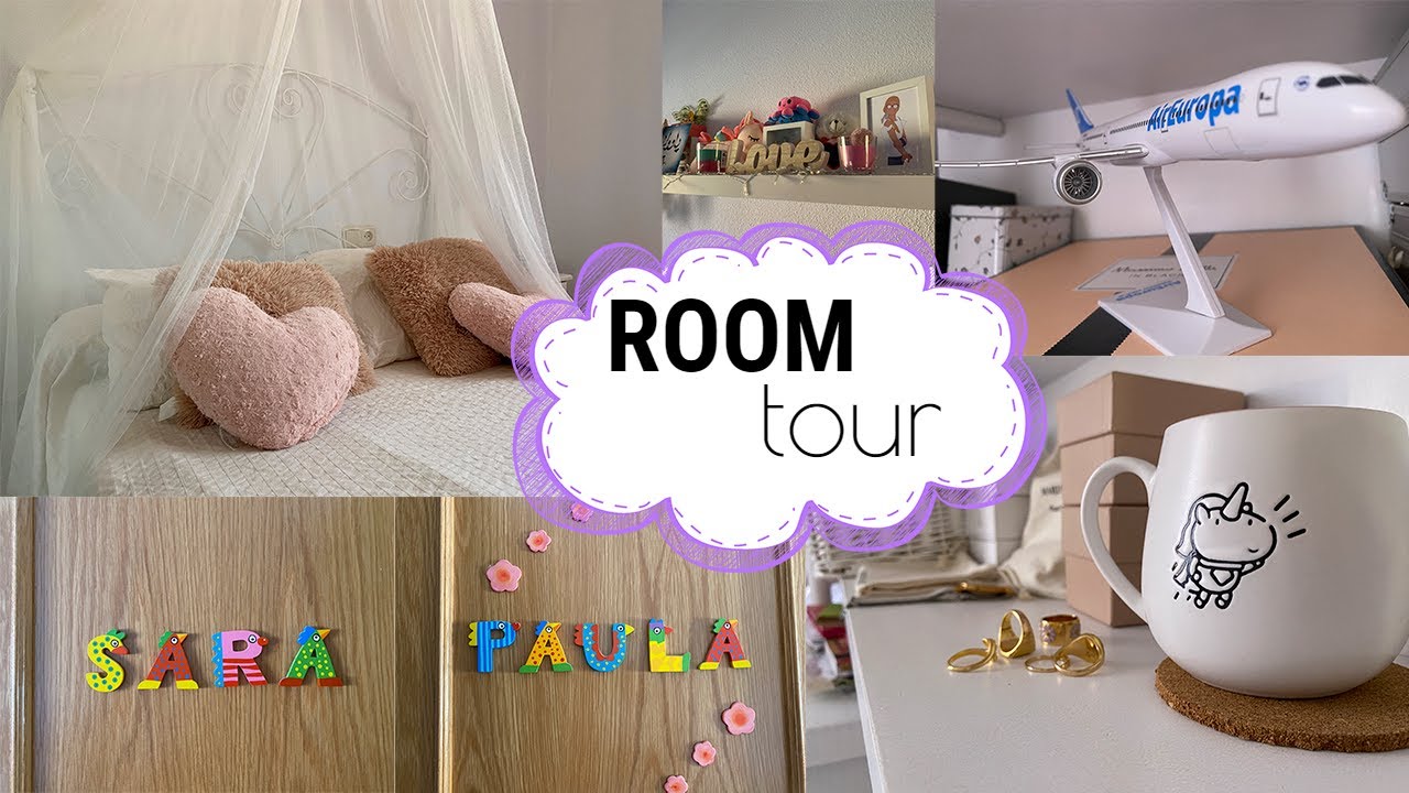 ROOM TOUR *aesthetic* | MI HABITACIÓN Y LA HABITACIÓN REFORMADA DE @YOLOPUEDOTODO | Sara Cisneros