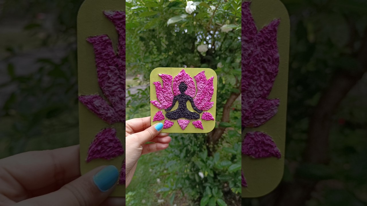 Yoga Day Special Craft✨ 