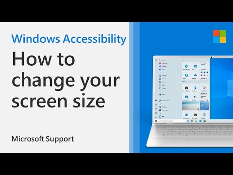 Video: How To Adjust The Screen Size