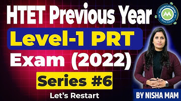 CDP Psychology Htet Previous Paper Solution 2022 Level -1 PRT Exam By Nisha Sharma Achievers Academy