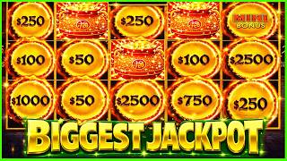 I Hit The BIGGEST JACKPOT Ever on Million Dollar Dragon Link Happy & Prosperous Slot screenshot 3