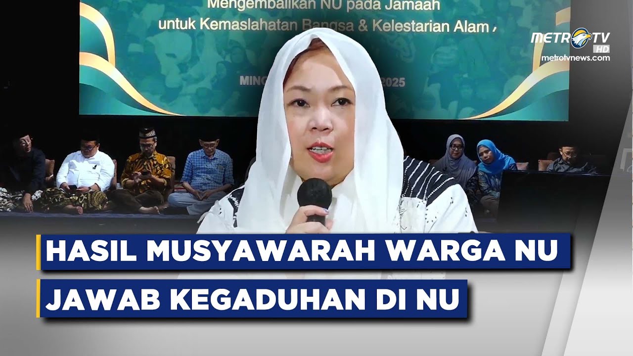 BREAKING NEWS - KONPERS HASIL MUSYAWARAH WARGA NU DI KEDIAMAN GUS DUR
