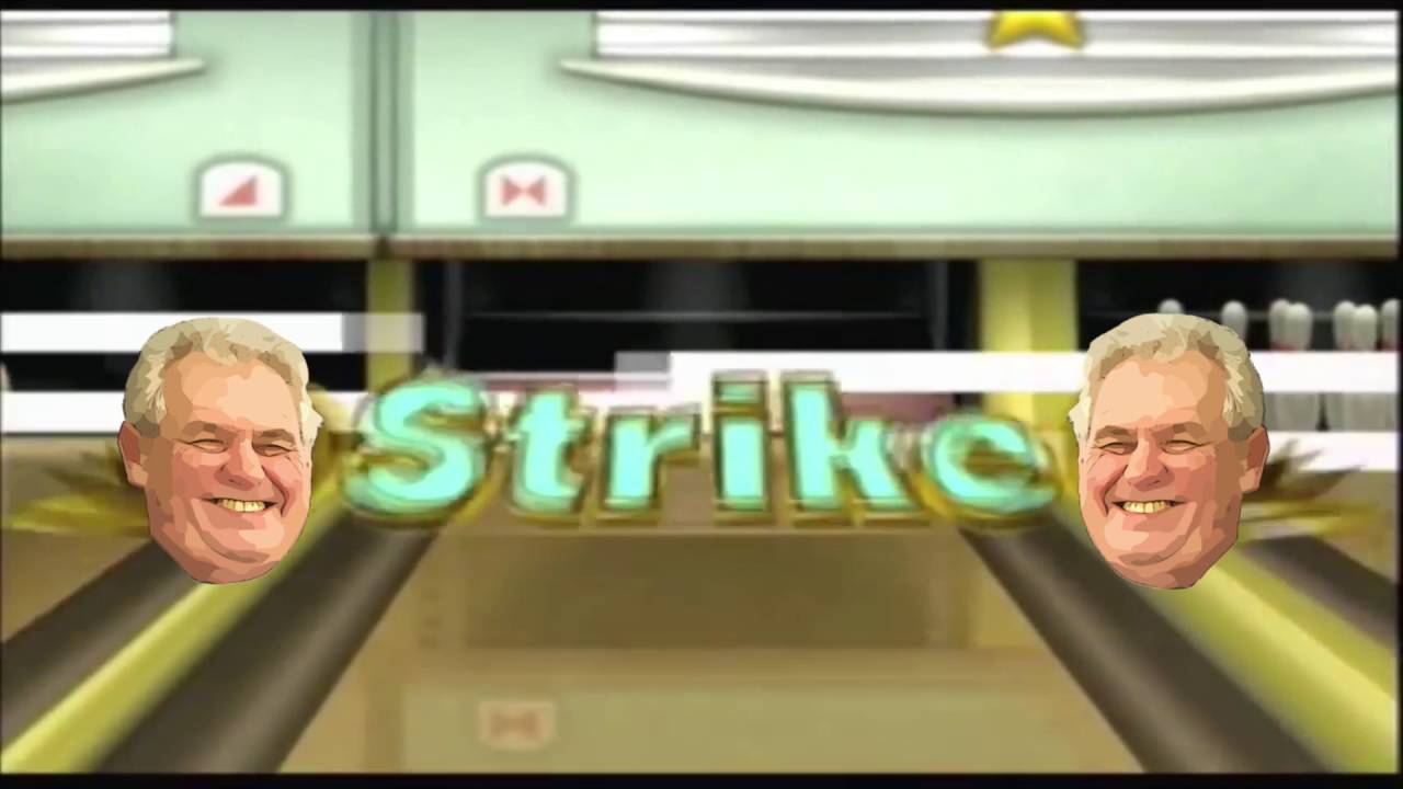 Miloš Zeman - Wii Sports Bowling VINE