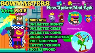 UPDATE | BOWMASTERS MOD APK 6.0.6 | UNLIMITED MONEY | UNLOCK CHARACTERS | FREE SHOPPING screenshot 5