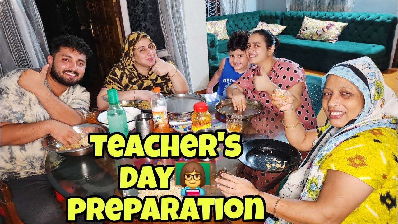 Bhon'r Teacher's Day preparation 👩‍🏫 || প্ৰসাদ khai sobe bohut bhal pale 🤩 || Moiaruamar_tales ||